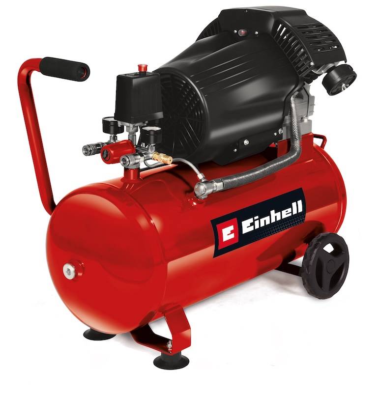 Einhell - Compresseur TC-AC 420/50/10 V - Puissance d'aspiration 420 l/min - Pression max. 10 bar - 2200W Einhell - Image 1