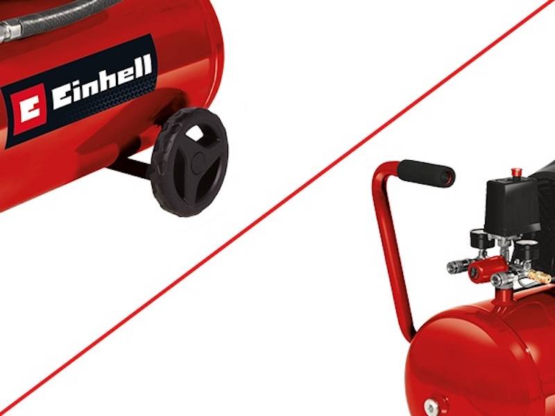 Einhell - Compresseur TC-AC 420/50/10 V - Puissance d'aspiration 420 l/min - Pression max. 10 bar - 2200W Einhell - Image 3