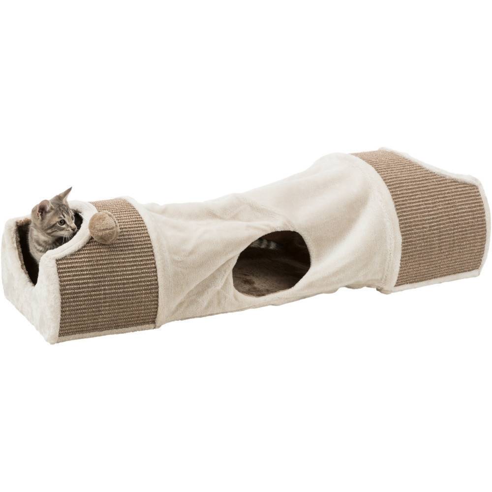 Tunnel à griffer pour chats, taille: 110 × 30 × 38 cm - Imagen 1