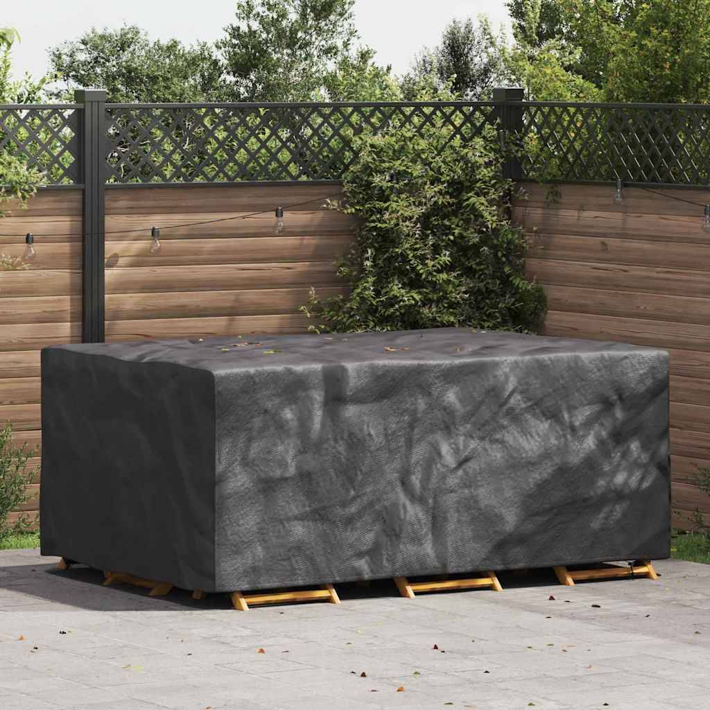 ComfortXL - Housse de mobilier de jardin Tissu Oxford 210D Légère Étanche pour Salon de Jardin Noir 230x165x80 cm – ComfortXL Outdoor Living - Image 1