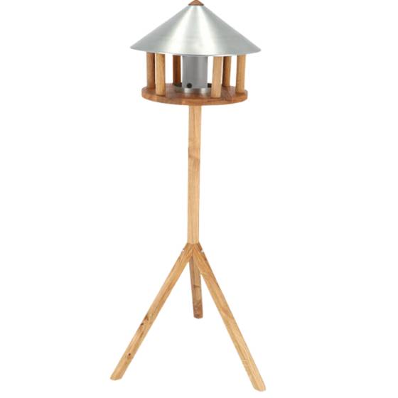 Esschert Design - Esschert Design - Mangeoire chêne - Toit zinc - Imagen 1