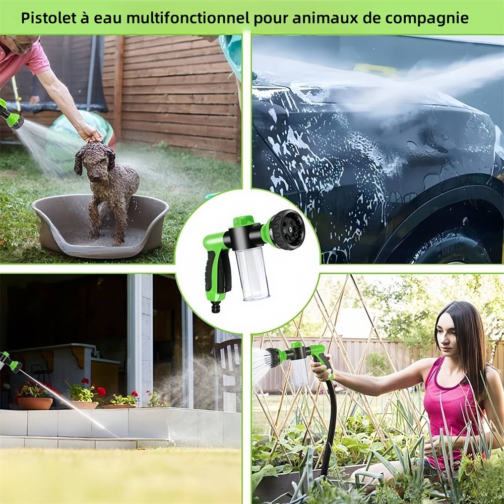 Pistolet de douche pour animaux de compagnie Vert MCBOSON - Image 5