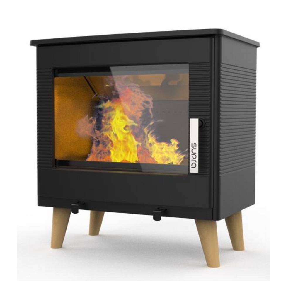 Supra - Poêle à bois étanche 7.3kw noir FR9016170B Supra - Imagen 1
