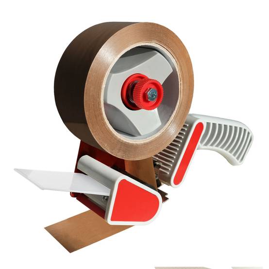 Dévidoir adhésif manuel en métal pour rouleaux de 50 mm de large TECPLAST - Image 1