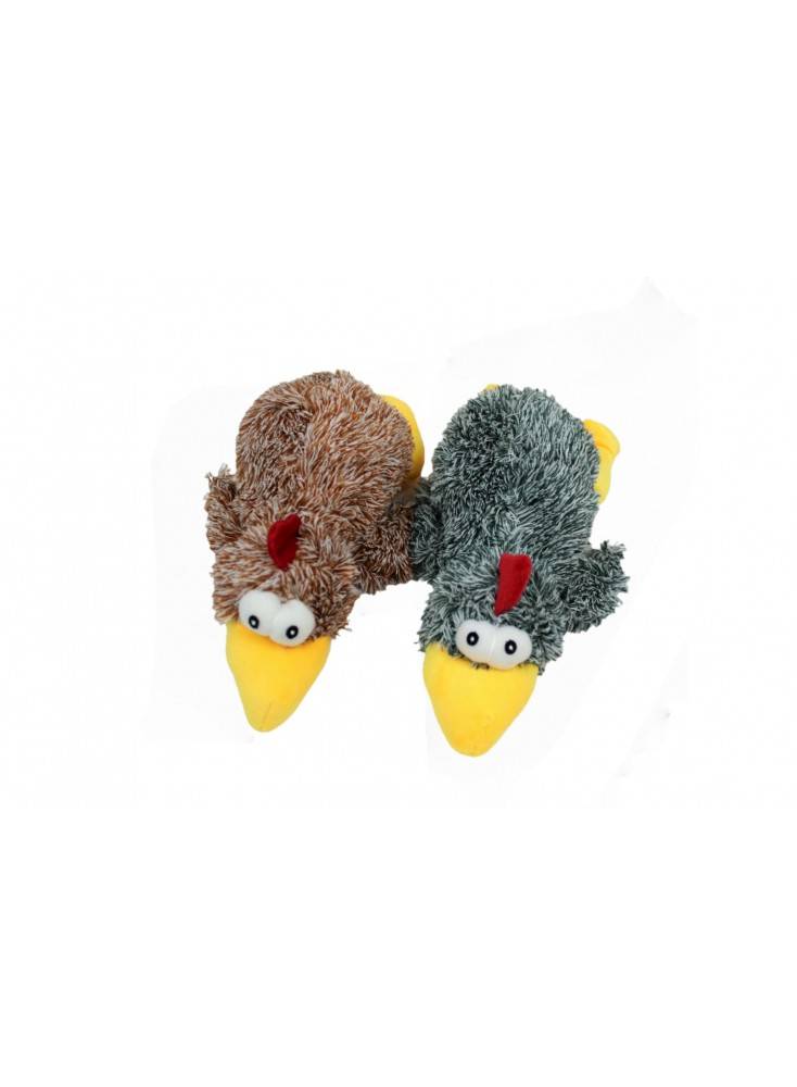 Jouet peluche poulet MUTICOLORE - Mon Ami Luki - Image 1