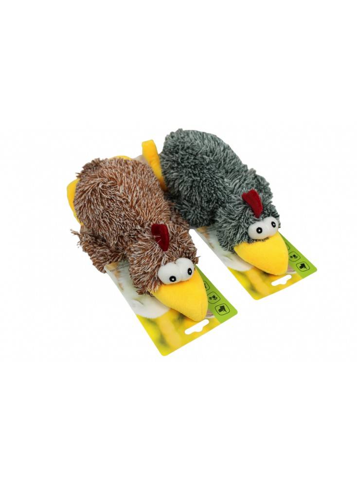 Jouet peluche poulet MUTICOLORE - Mon Ami Luki - Image 2