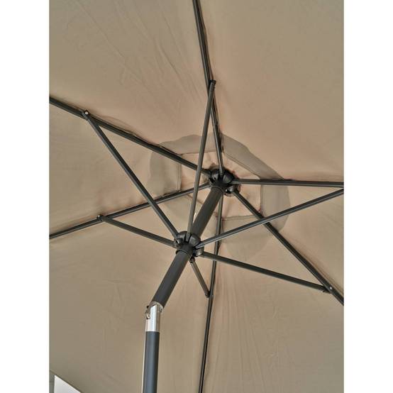 Dcb Garden - Parasol Inclinable à Manivelle "Marbella" 270cm Kaki - Image 7