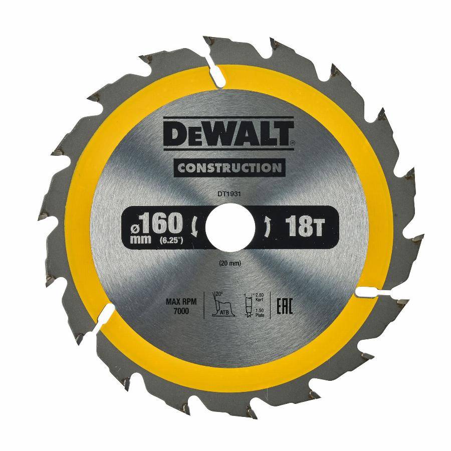 Dewalt - Lame scie circulaire portative 184x16 mm 28 Dents Extrême workshop DEWALT - DT4031-QZ - Imagen 1