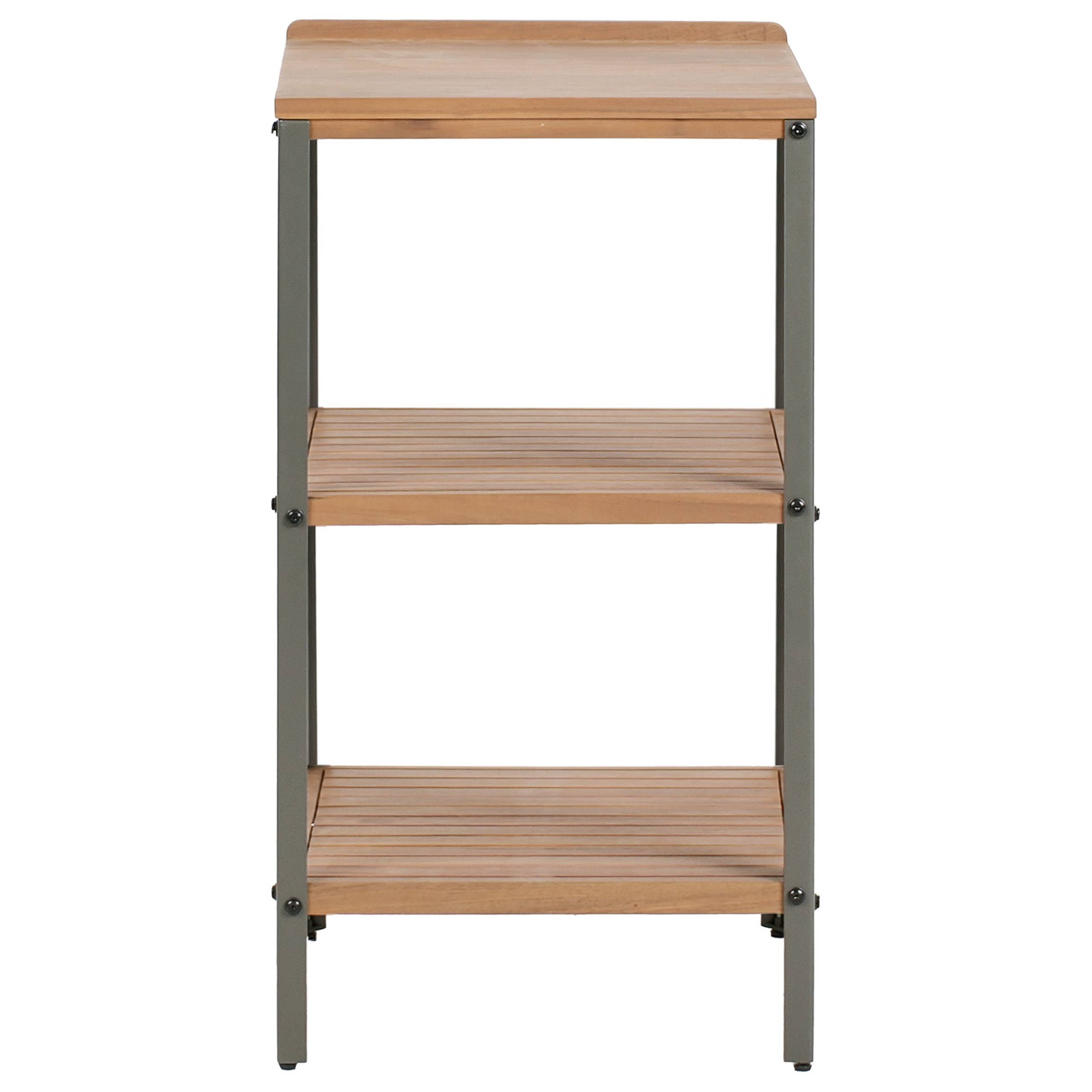 Beliani - Cuisine de jardin Bois d'acacia certifié Marron IVREA - 50x50x92- Beliani - Image 4
