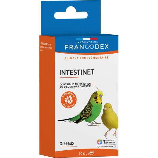Francodex - Intestinet maintient l'équilibre digestif 10 g pour oiseaux - Image 1