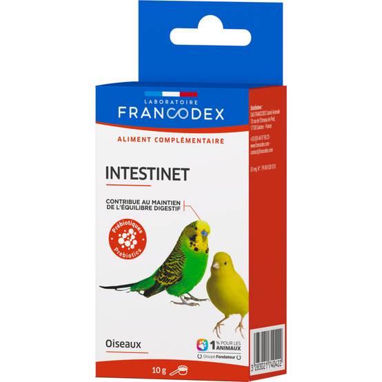 Francodex - Intestinet maintient l'équilibre digestif 10 g pour oiseaux - Image 4