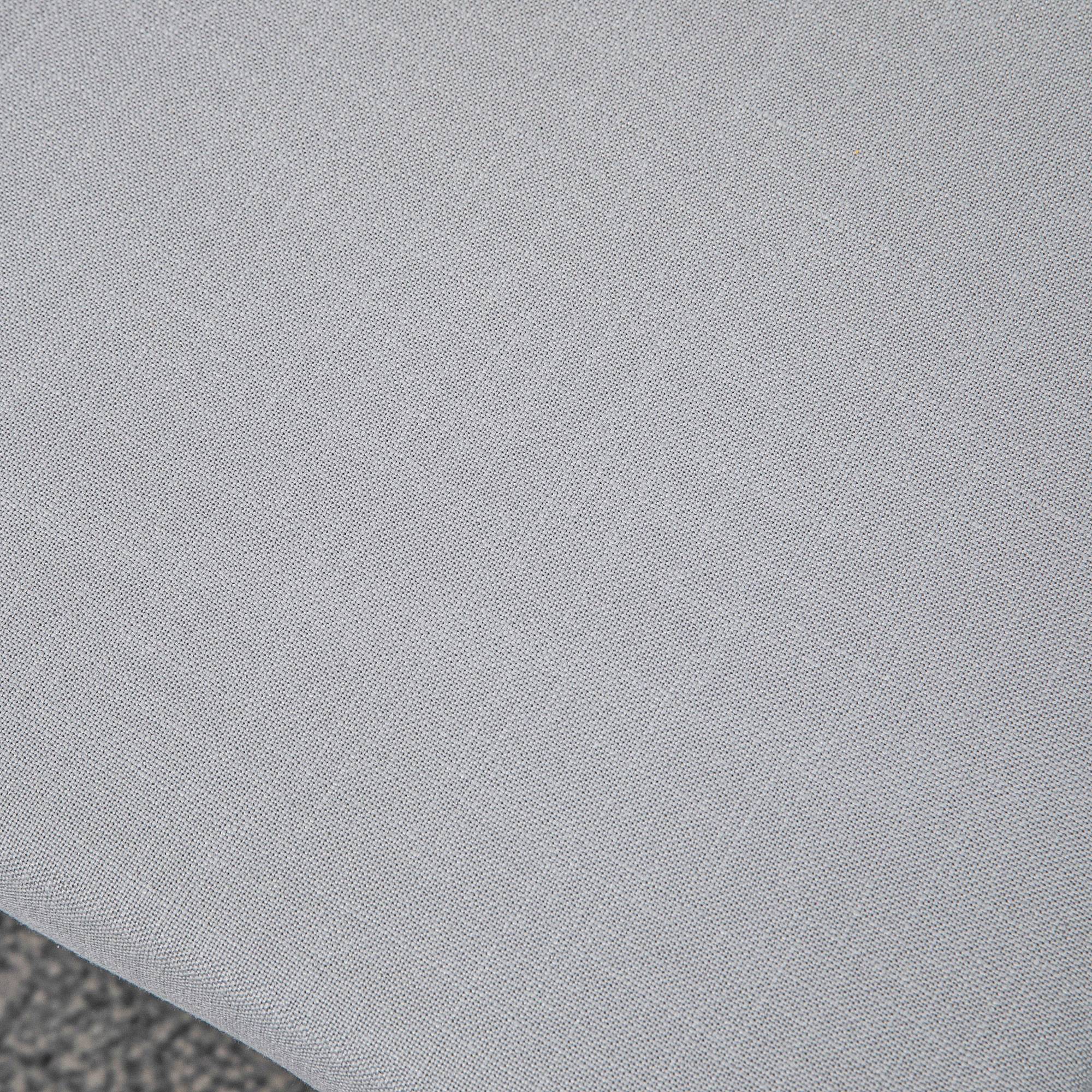 ComfortXL - Banc pouf rembourré en tissu avec pieds en bois 68cm gris style scandinave – ComfortXL Outdoor Living - Image 7
