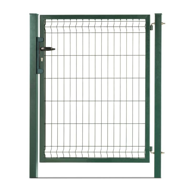 Portillon grillagé en acier galvanisé maille 200 x 50 occultable passage 1m x H 2m Vert - Easy Clôture - Imagen 1