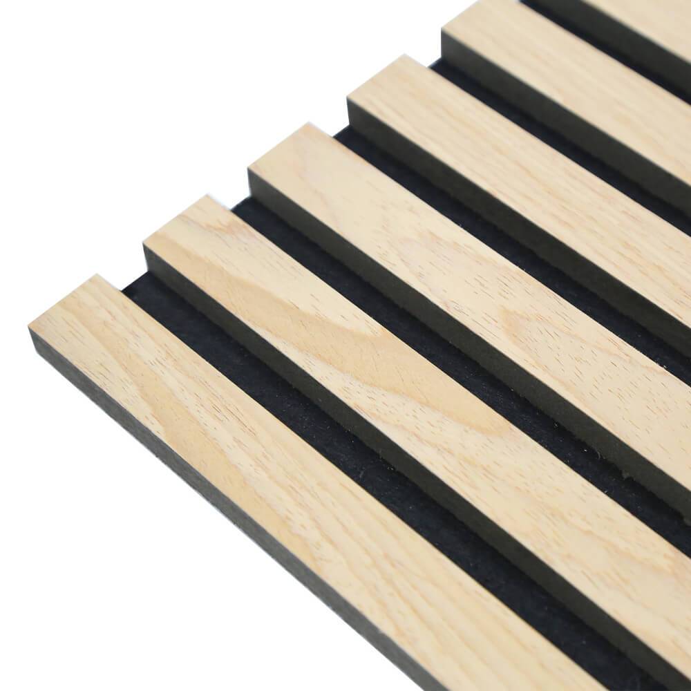 Home Deluxe - HOME DELUXE - Panneau acoustique SONIC Light Oak - 9 panneaux, bois MDF, feutre polyester, pouvant être placés les uns au-dessus des autres et les uns - Image 5