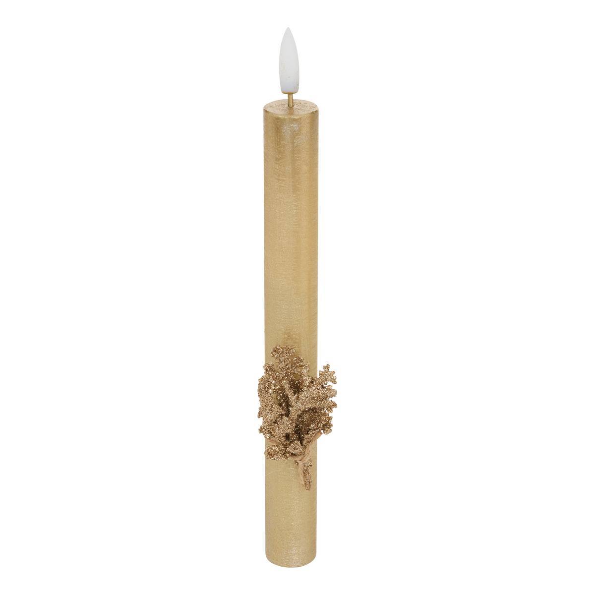 Atmosphera - Lot de 2 bougies LED Lupa bâton doré - Atmosphera Créateur d'intérieur - Image 3
