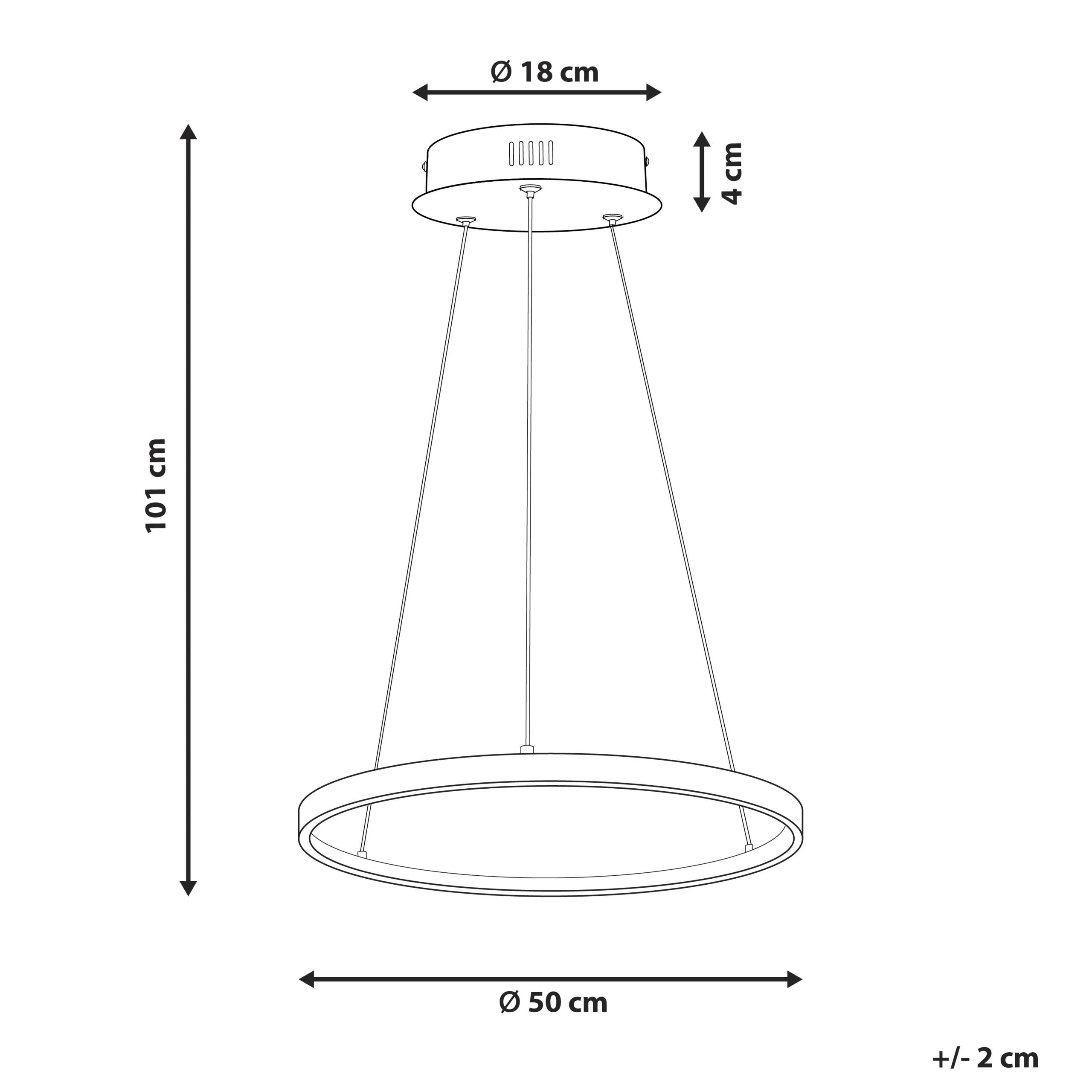 Beliani - Lampe suspension Aluminium Rose doré JORDAN - 50x50x100- Beliani - Image 3