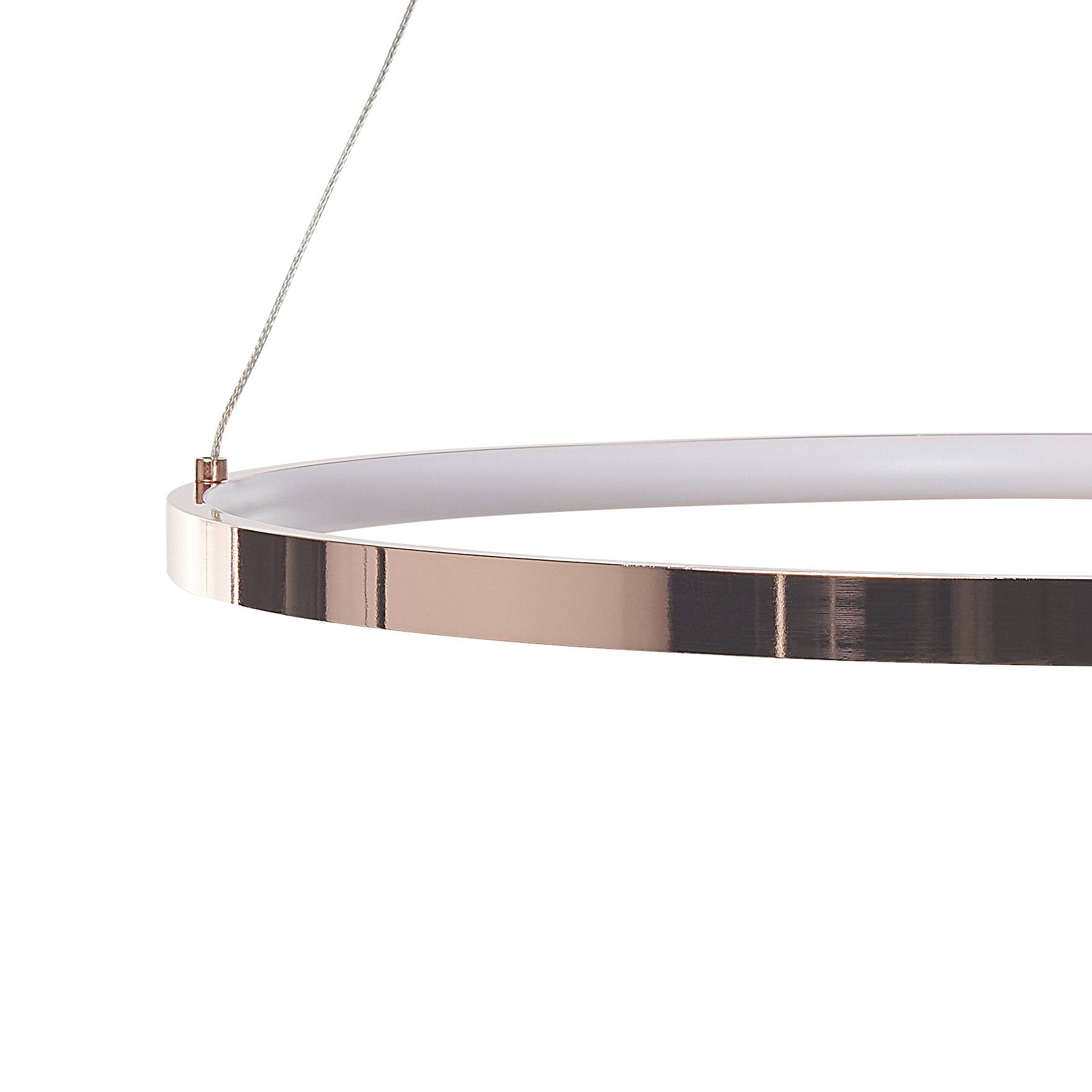 Beliani - Lampe suspension Aluminium Rose doré JORDAN - 50x50x100- Beliani - Image 5