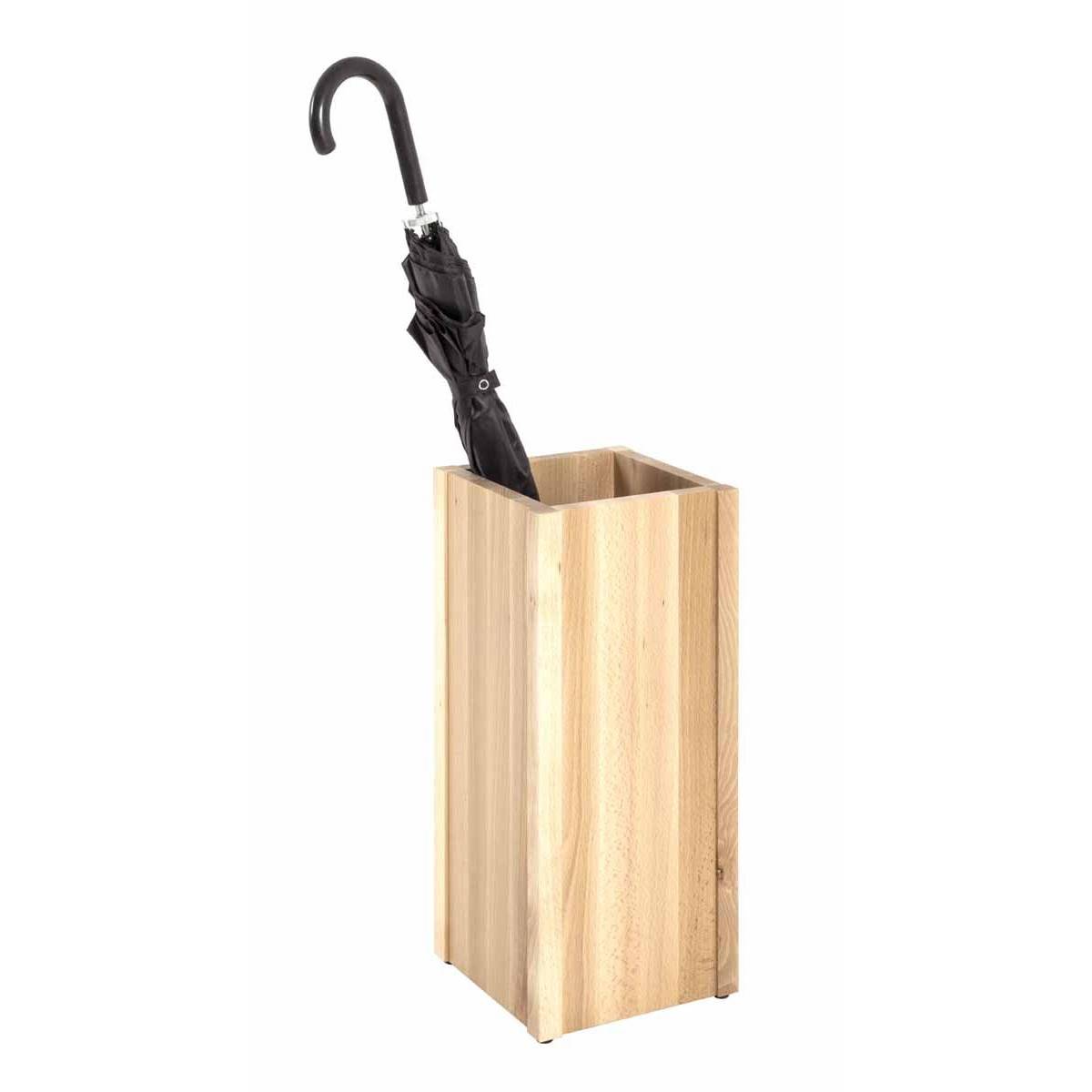 Porte-Parapluie en Bois "Hêtre" 45cm Naturel