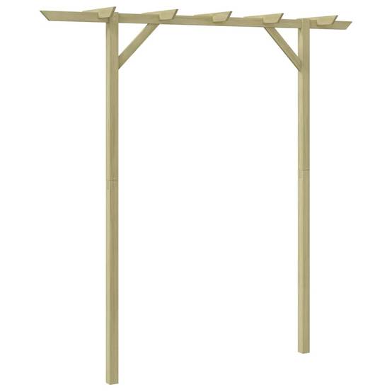 Vidaxl - Pergola de jardin 205 x 40 x 203 cm Bois vidaXL 41663 - Image 2