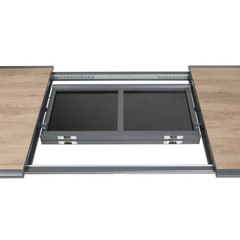 Hesperide - Table de jardin 10 places Pavane extensible gris graphite - Hespéride - Image 8