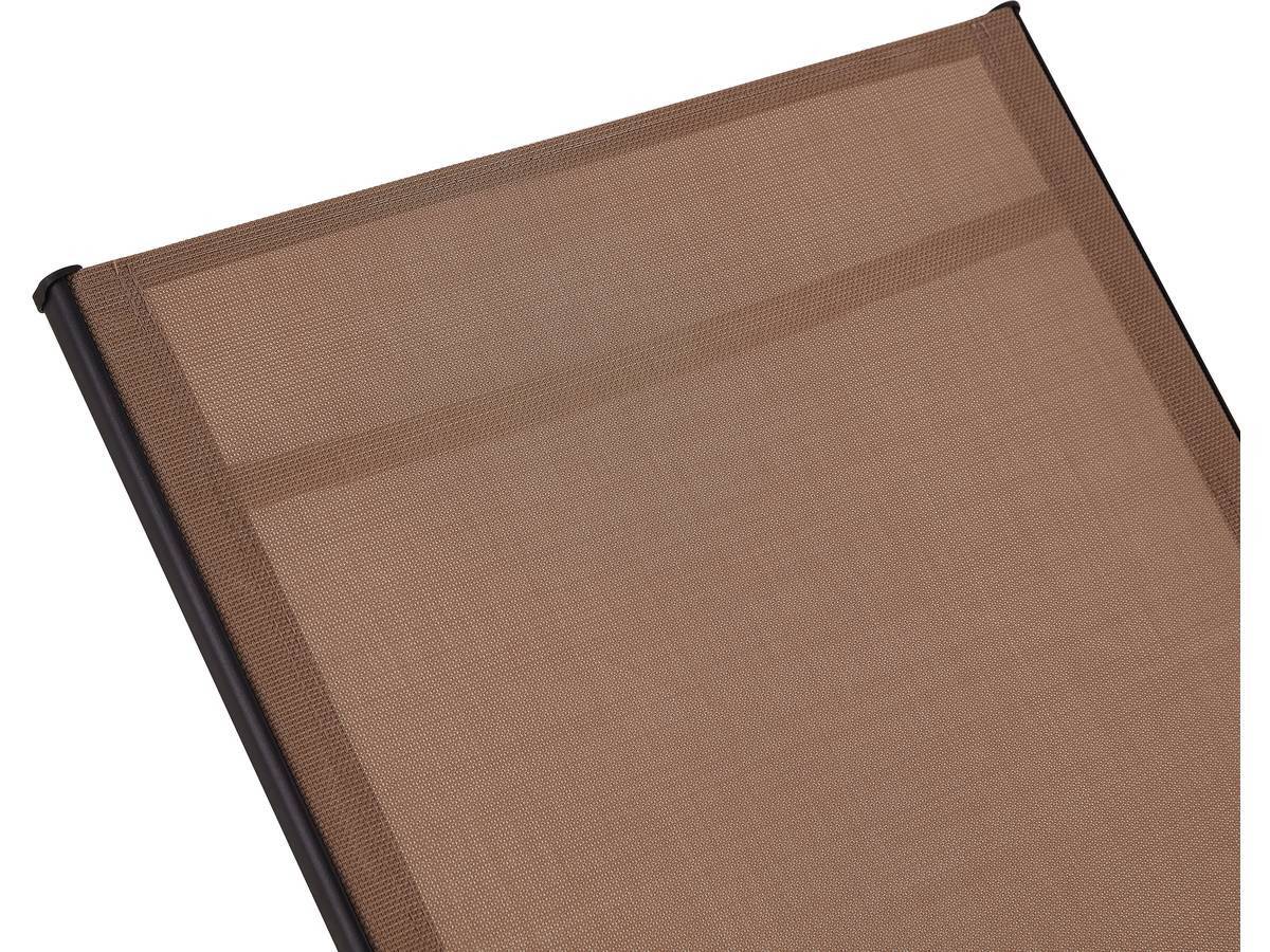 Lot De 2 Bains De Soleil En Métal Avec Accoudoirs "farniente" - Taupe -habitat Et Jardin - Image 4