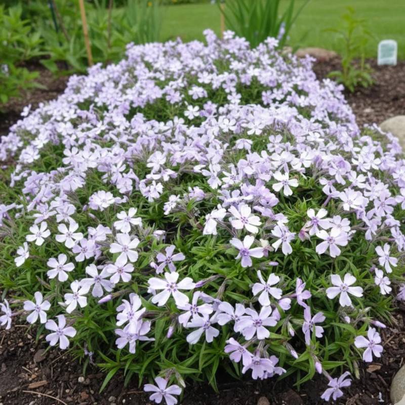 Phlox nain Benita, Phlox mousse à fleurs Rose/ - feuillage Caduc - Godet - 5/20 cm
