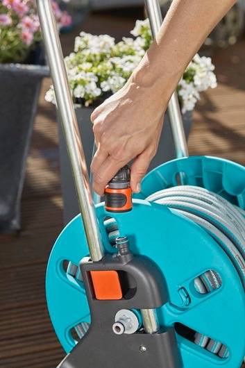 Gardena - Dévidoir d'arrosage sur roues Aquaroll S - équipé non monté Gardena - Imagen 4
