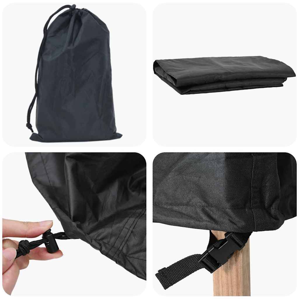 ComfortXL - Protection mobilier extérieur Tissu Oxford 210D Anti-UV et Pluie pour Grand Salon de Jardin Noir 200x190x85 cm – ComfortXL Outdoor Living - Image 4