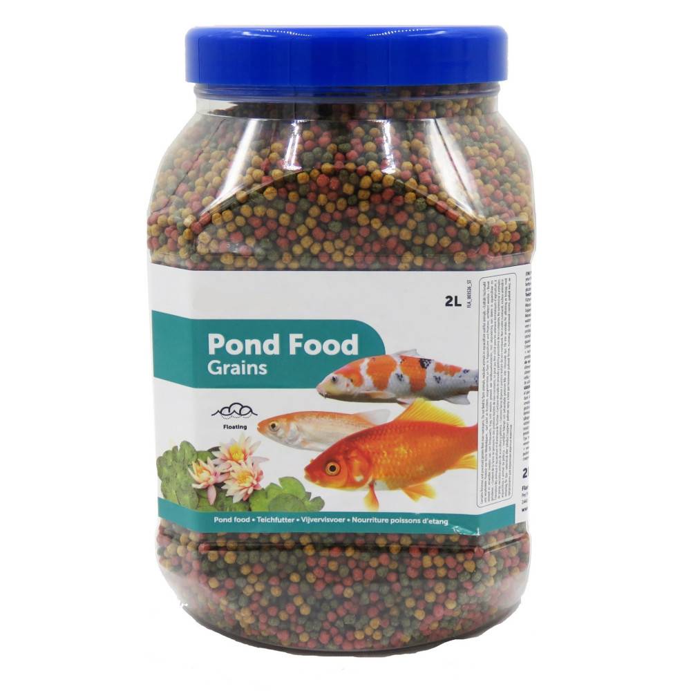 Nourriture poisson d'étang, en granulat 2 litres, - Imagen 1
