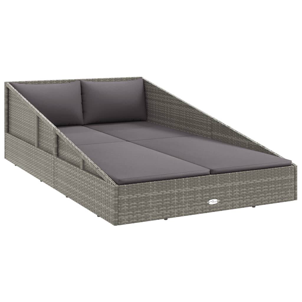 Prolenta Premium - Chaise longue pliante/transat Alblasserdam Gris 106 X 198 cm - P87209G - Image 2