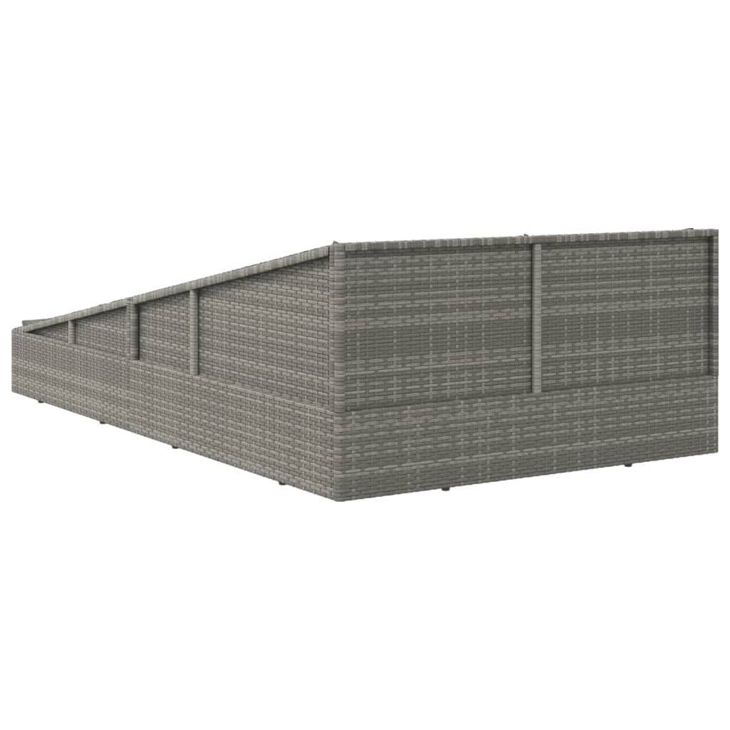 Prolenta Premium - Chaise longue pliante/transat Alblasserdam Gris 106 X 198 cm - P87209G - Image 5