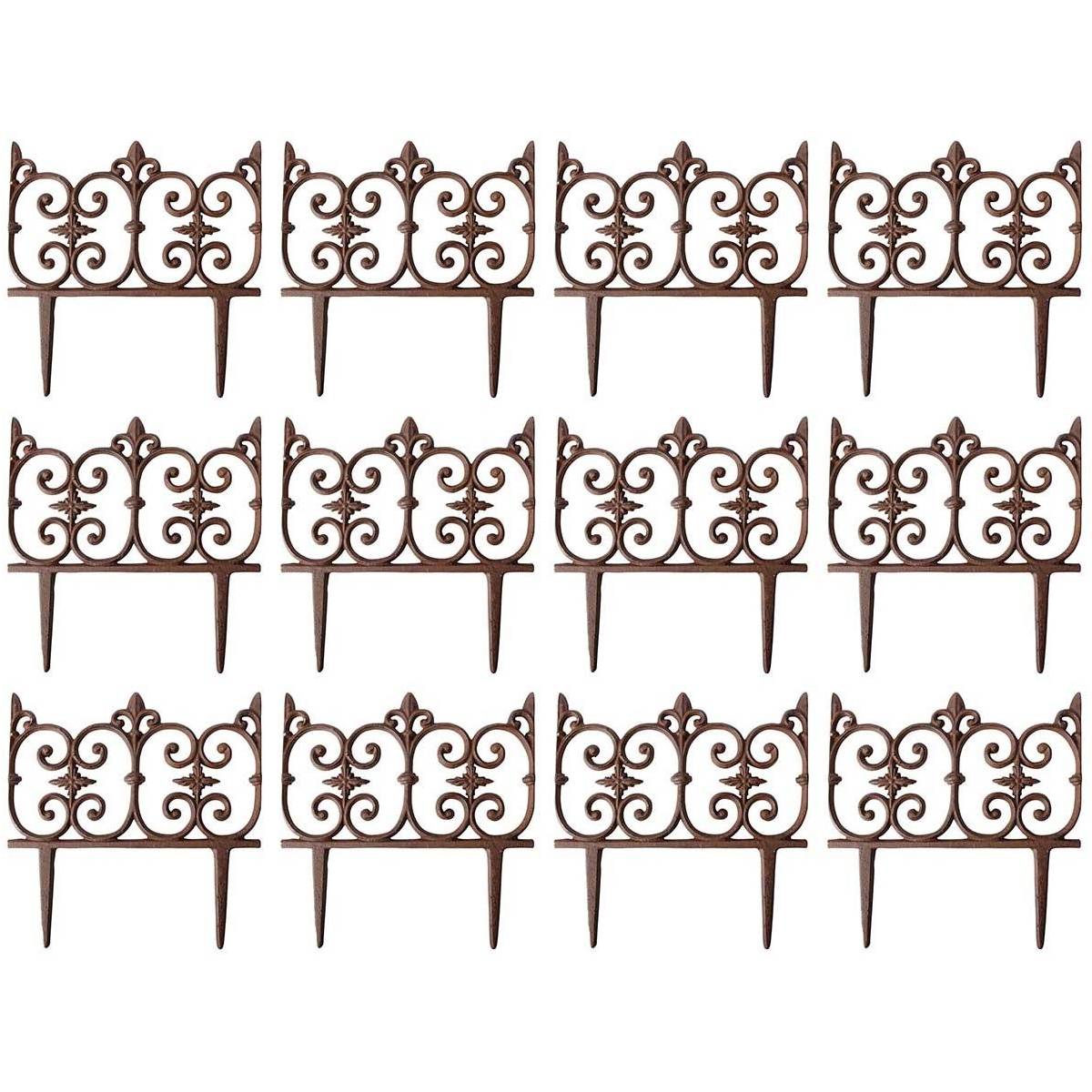 Esschert Design - Bordure de jardin en fonte Valentine Lot de 12 Esschert Design - Imagen 1
