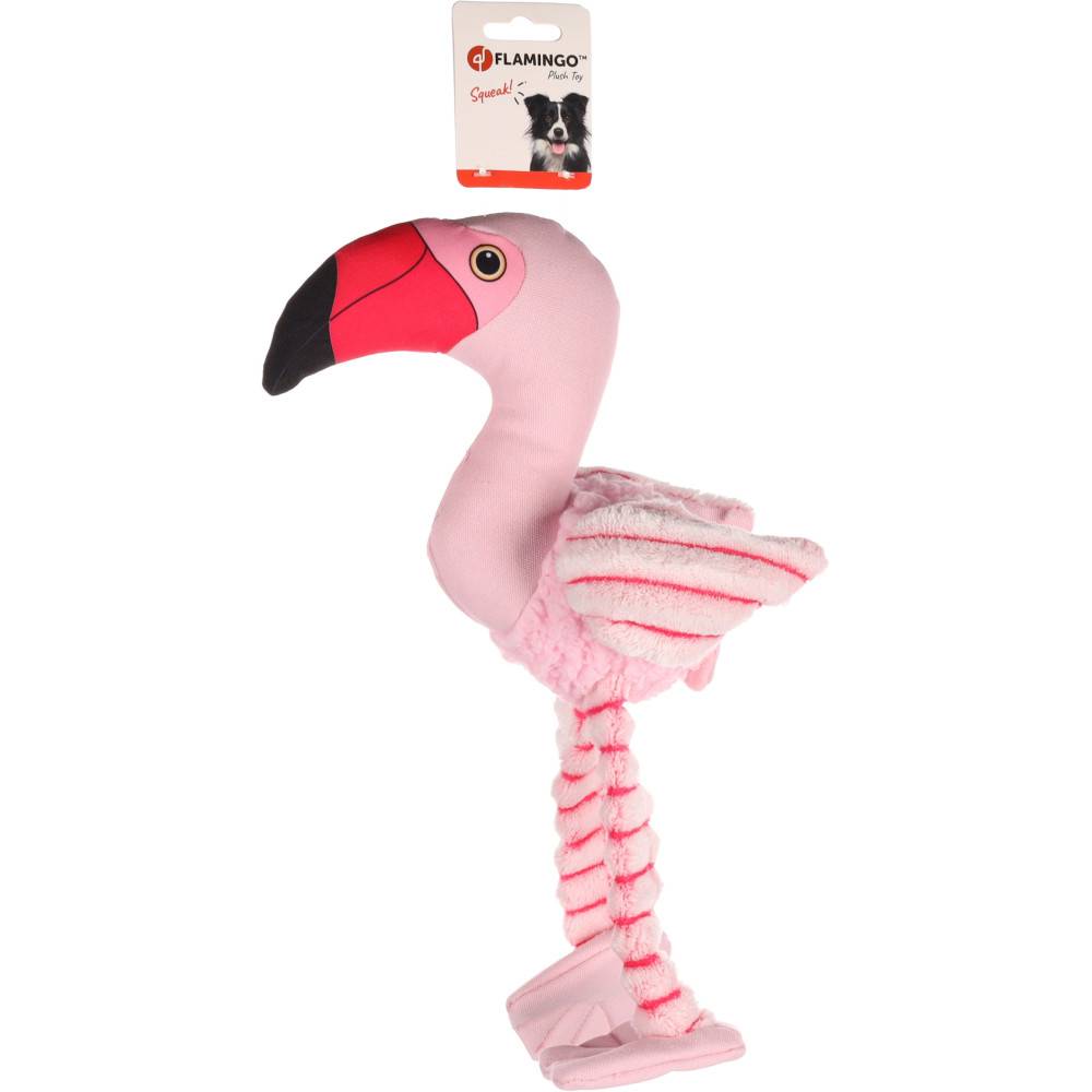 Flamingo - Jouet Flamant rose 35 cm pour chien - Imagen 4