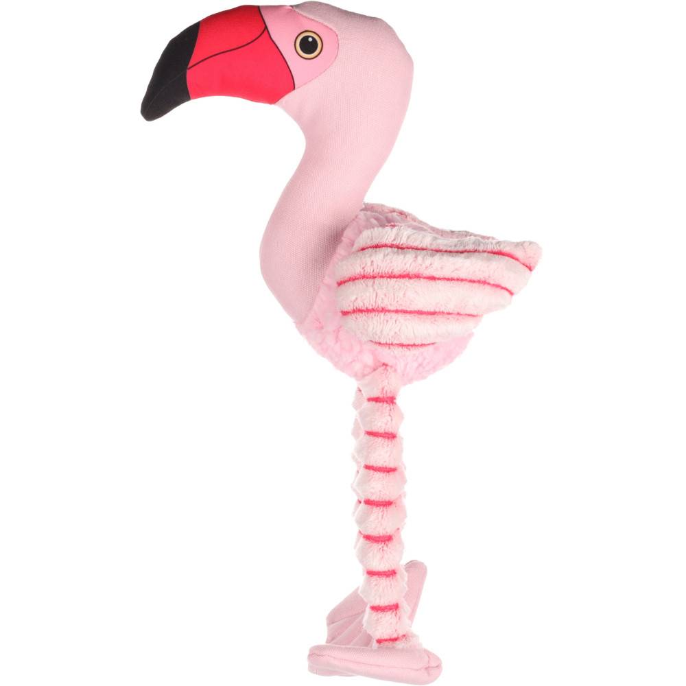 Flamingo - Jouet Flamant rose 35 cm pour chien - Imagen 2