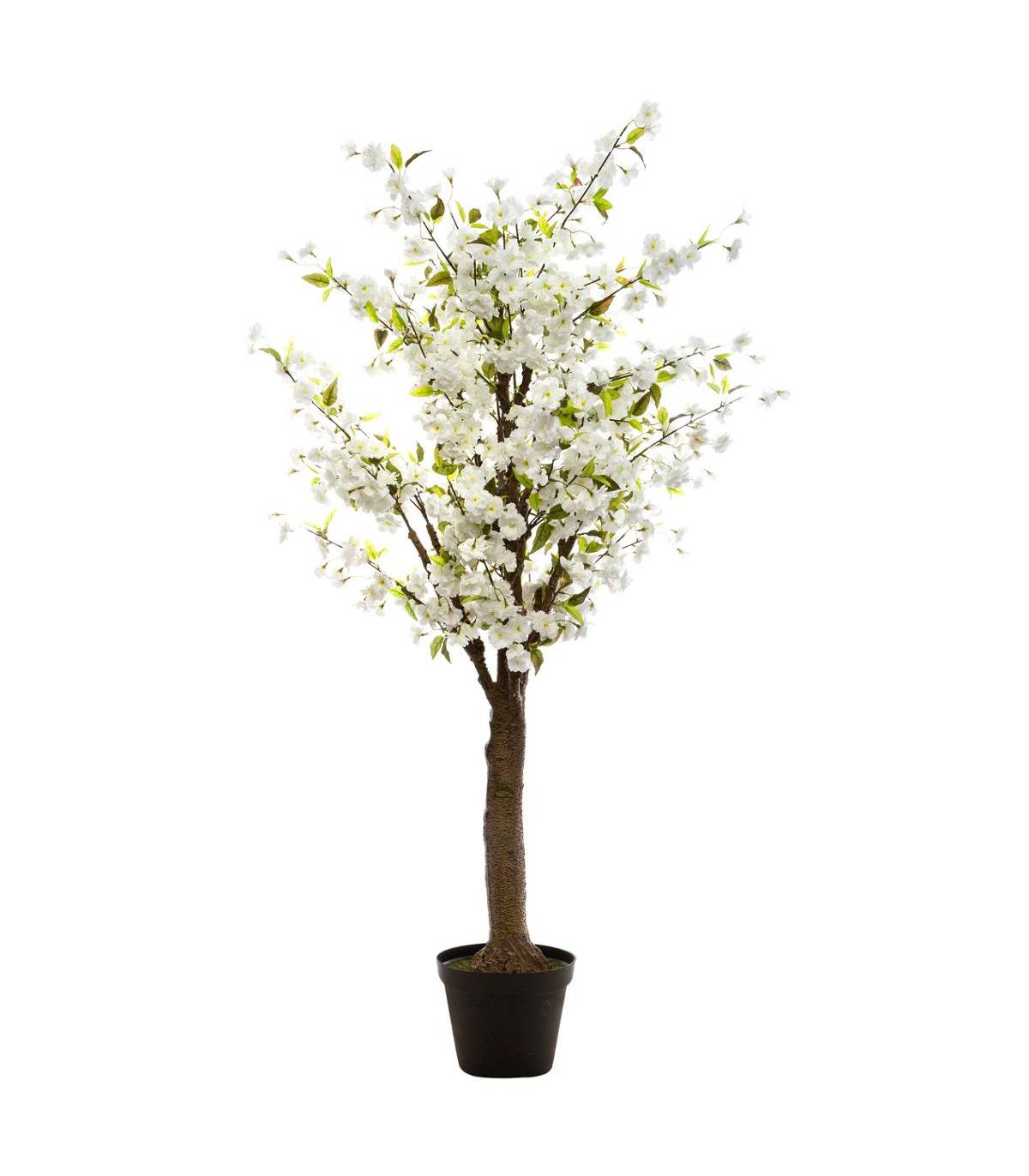 Plante artificielle Cerisier Blanc dans son Pot H 200 cm - Imagen 1