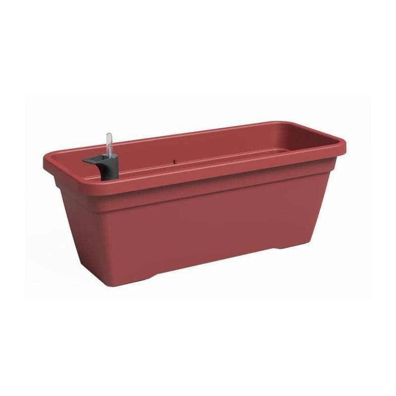Artevasi - Jardiniere - Plastique - Rouge Foncé� - Rectangulaire - L57,9 X P24,3 X H22cm - Artevasi - Imagen 1