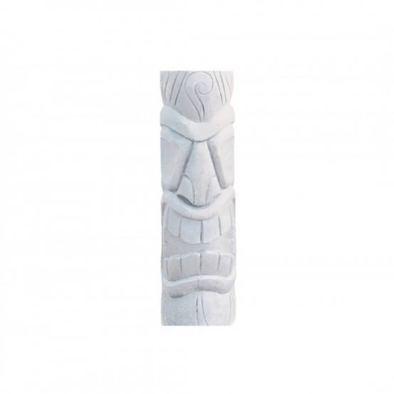 Jardinex - Statue de jardin Tiki Mauri 75 cm - Blanc - Jardinex - Image 1