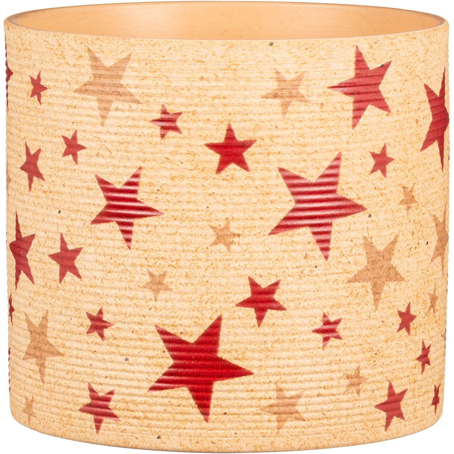 Scheurich - Surpot céramique Nature Star Ø 14 cm H. 13 cm - SCHEURICH