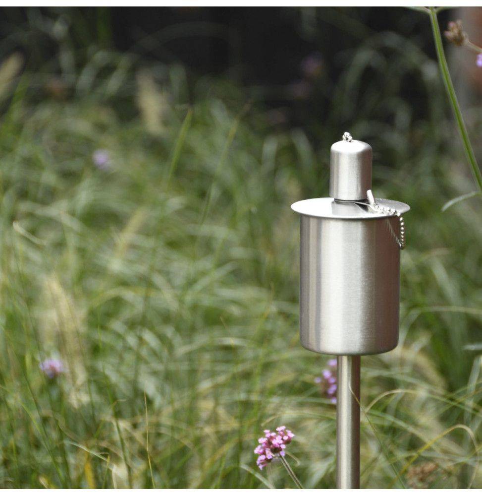 Esschert Design - Torche à huile sur pied inox Esschert - Imagen 4