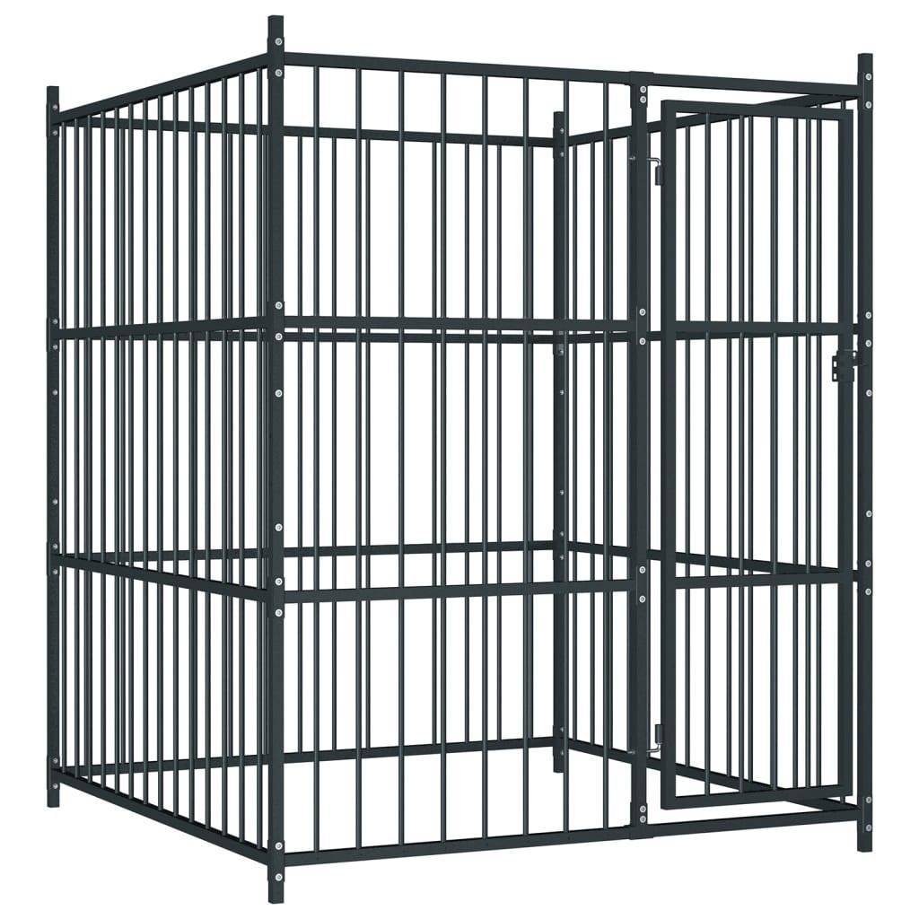 Helloshop26 - Chenil extérieur cage enclos parc animaux chien d'extérieur pour chiens 185 cm - Imagen 1