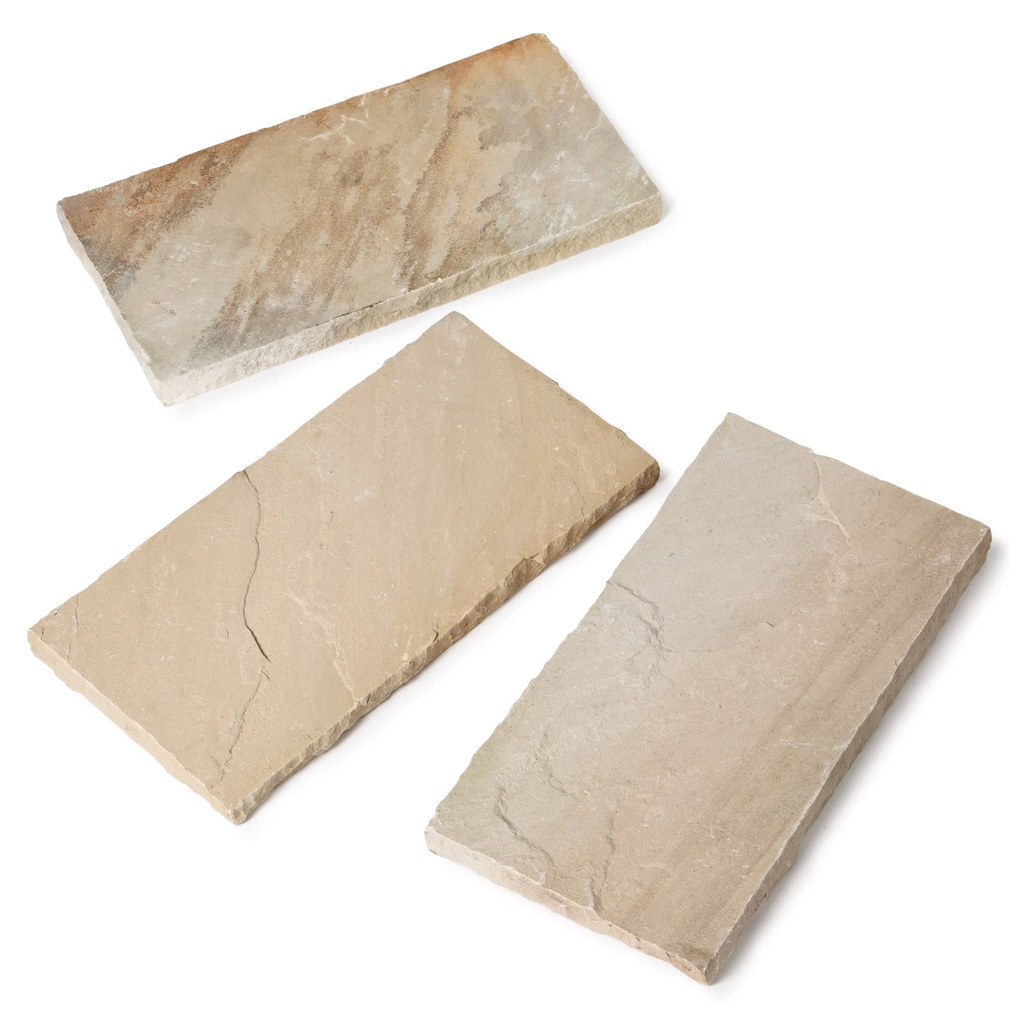 Pas japonais Rectangle Grès Kandla Beige 60x30x4 cm (à l'unité) - RO'MA NATURE - Image 4
