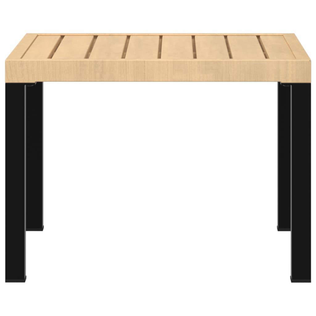 Maison Chic - Table d'extérieur - Table basse de jardin - Table de jardin noir 55x55x39,5 cm acier enduit de poudre - Image 4