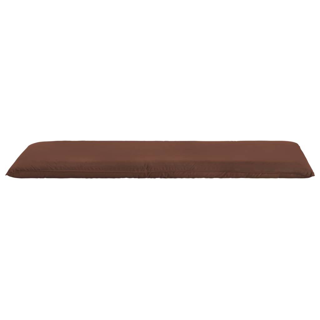 Helloshop26 - Transat chaise longue bain de soleil lit de jardin terrasse meuble d'extérieur pliable tissu oxford marron - Imagen 6