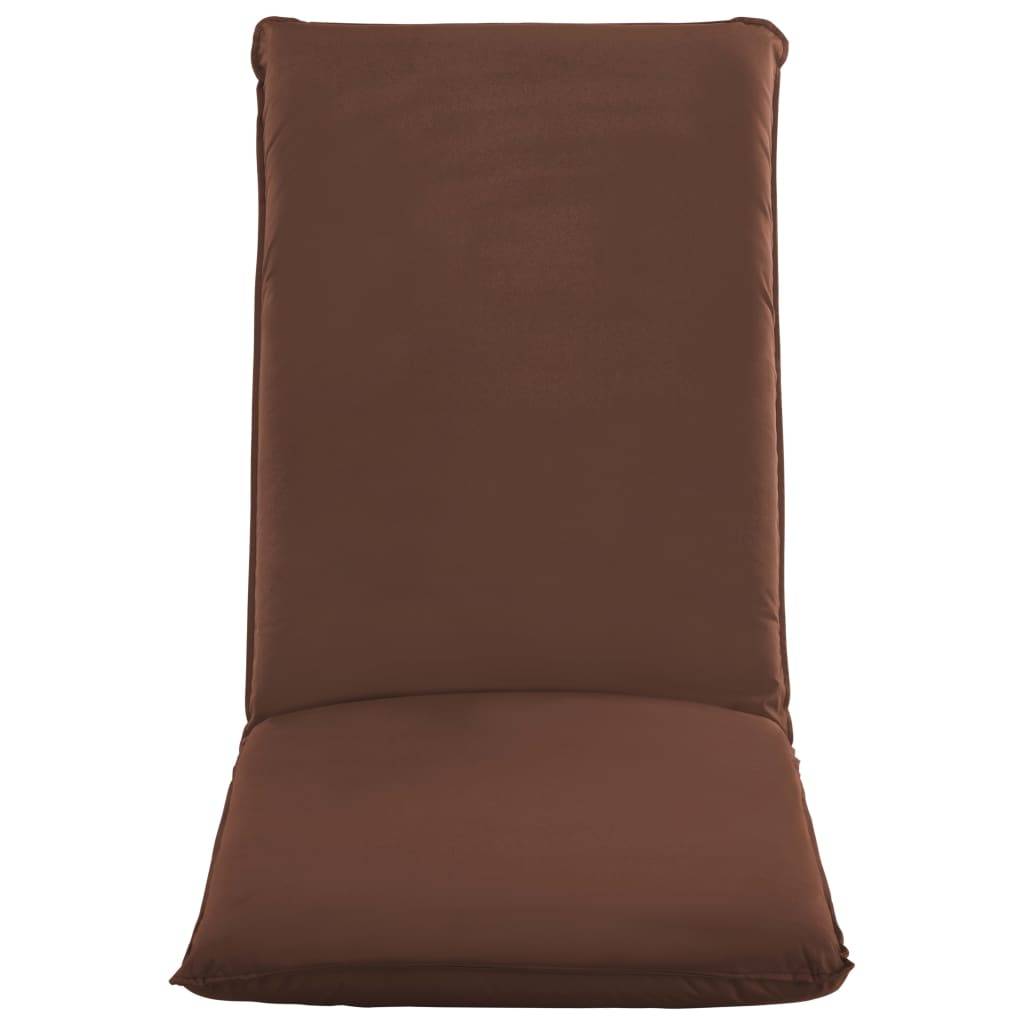 Helloshop26 - Transat chaise longue bain de soleil lit de jardin terrasse meuble d'extérieur pliable tissu oxford marron - Imagen 3