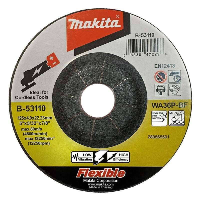 Makita - Meule MAKITA B-53110 à ébarber flexible pour métal et inox Makita