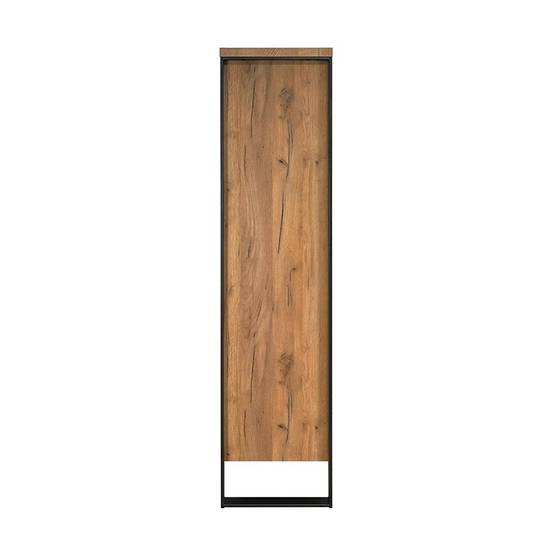 Buffet haut 4 niches 2 portes pieds métal Ron - Image 7