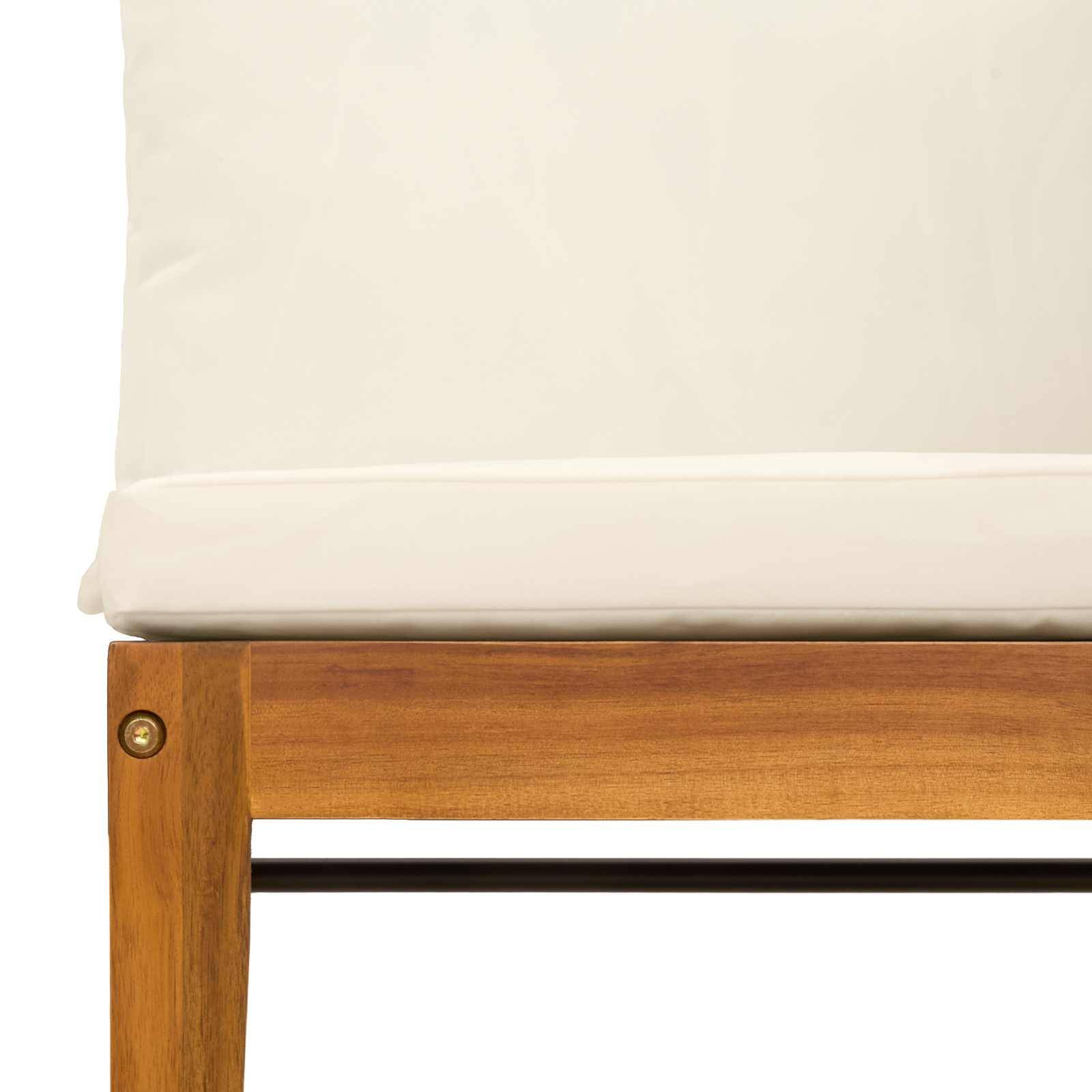 Vidaxl - Ensemble de salon de jardin 2 pc avec coussins Naturel vidaXL 42022077 - Image 7