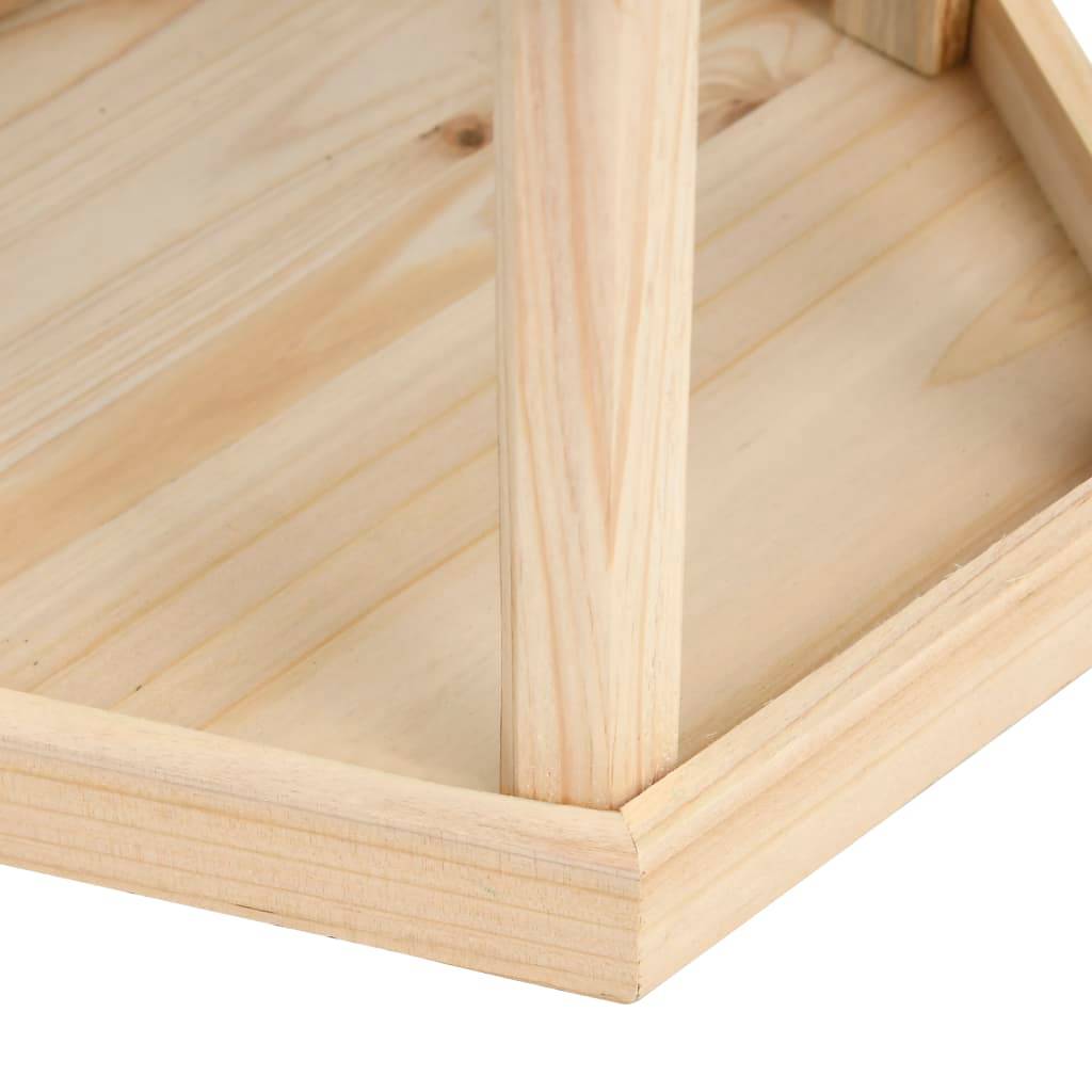 Mangeoire à oiseaux sur pied en bois de sapin pour jardin et terrasse 110 cm – ComfortXL Pet Living - Image 5