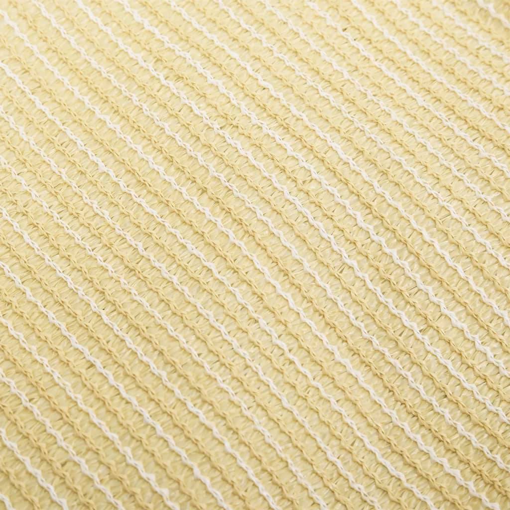 Helloshop26 - Voile d'ombrage 160 g/m² pehd 4,5 x 4,5 m beige - Imagen 4