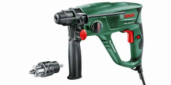 Bosch - Marteau perforateur BOSCH PBH 2500 SRE coffret + mandrin adapteur SDS à clé 600W - 0603344402 - Image 1